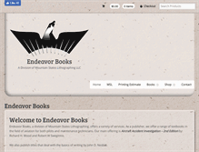 Tablet Screenshot of endeavorbooks.com